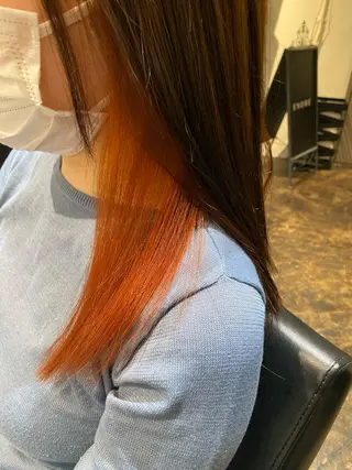 ミディアム カラー 美髪×髪質改善 🖤Yukineのヘアスタイル