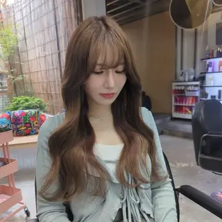 ロング 高見 凌のヘアスタイル