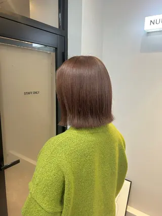 ミディアム 美髪縮毛矯正/ 髪質改善/岩田一駿のヘアスタイル