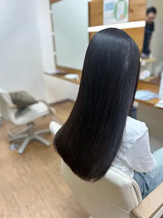 ロング 神谷 千明のヘアスタイル