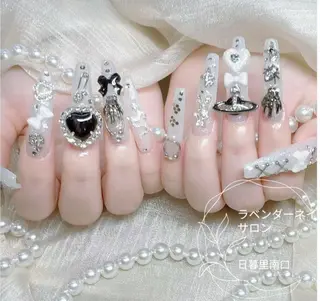 ネイル ラベンダー💖日暮里 ルル💖ネイルのネイルデザイン