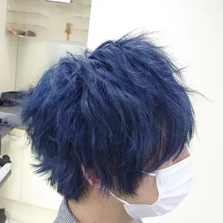 ミディアム カラー メンズ 大卒美容師  一ノ瀬 凌のヘアスタイル