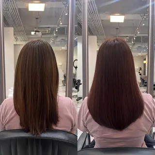 セミロング カラー THE  ESCALA表参道所属・Hana🌷/ 透明感/艶髪/表参道のヘアスタイル