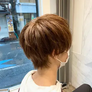 ショート カラー 増子 祐太朗のヘアスタイル