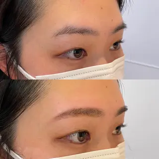 アイブロウ gotoday shaire saron所属・miu. ボブ/透け感カラーのヘアスタイル