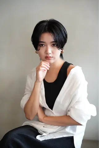 ショート カラー soigne 表参道【ソワネ】所属・八幡 空乃のヘアスタイル