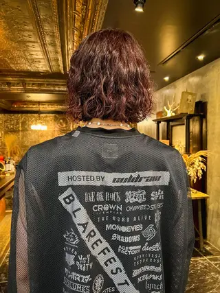 ミディアム メンズカット/パーマ 🌟Gakutoのヘアスタイル