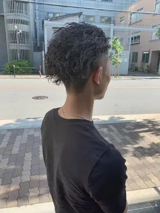 ミディアム パーマ メンズ WEG所属・韓国レイヤー/艶髪 WATSUKIのヘアスタイル