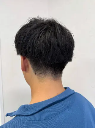 ショート メンズ パーマ/ハイトーン /吉田眞のヘアスタイル