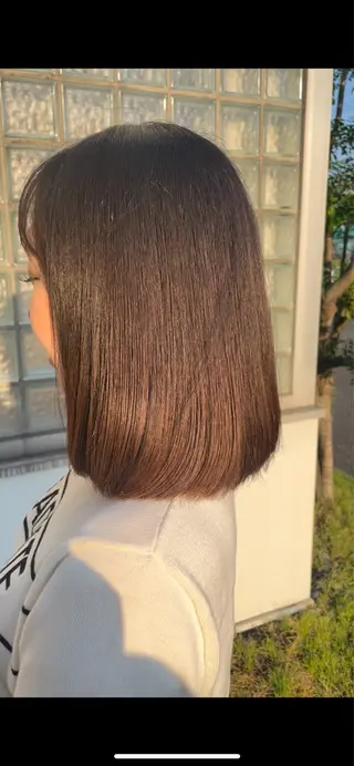 セミロング 佐々木 麻衣のヘアスタイル