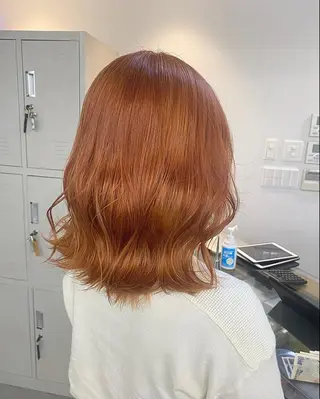 ショート カラー パーマ ヘアアレンジ メンズ キッズ ネイル マツエク・マツパ 暖色系/透明感 治野心のヘアスタイル