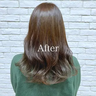 セミロング カラー レディースヘア💫 加藤たいが🐯のヘアスタイル