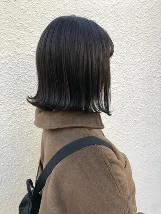 セミロング カラー PANOLA下北沢所属・PANOLA下北沢 中川夢菜のヘアスタイル