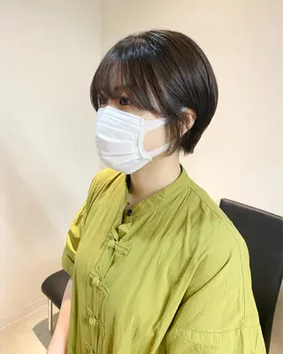 ショート 後藤紗英/髪質改善 /オリーブベージュのヘアスタイル