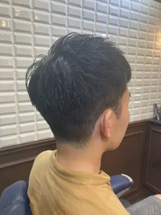 ショート メンズ ルピナス中田店長 山口大地のヘアスタイル