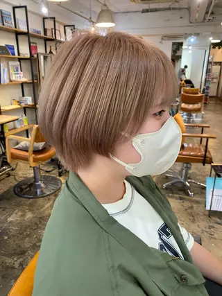 ショート カラー seiya/ beigeのヘアスタイル