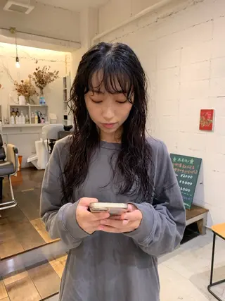 セミロング パーマ 【takk】 ナカヤママサヨシのヘアスタイル