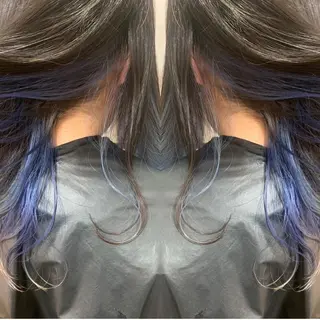 ロング カラー 山田 守のヘアスタイル