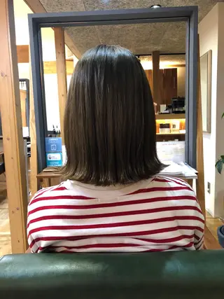 ミディアム カラー LaciTa hair design所属・吉村 萌のヘアスタイル