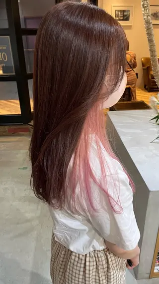 ロング カラー Lolonois梅田 /Okazaki:)のヘアスタイル