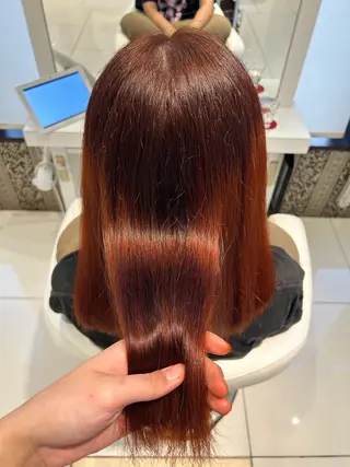 ミディアム カラー EARTH 浜松市野店所属・艶髪/透明感 /YURIA🤍のヘアスタイル