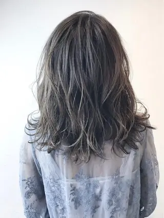 ミディアム CECIL hair なんば店所属・メンズパーマ 艶髪☆店長☆有馬のヘアスタイル