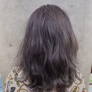 ミディアム かわの ももな 💜ྀིのヘアスタイル