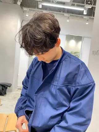 メンズ 鈴木 真司のヘアスタイル