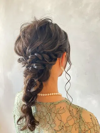 ロング 内田 遥香のヘアスタイル