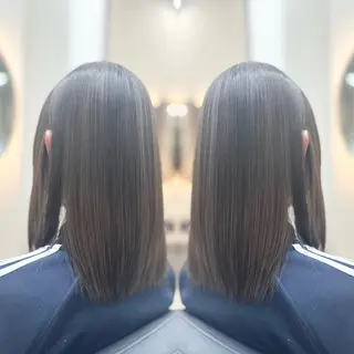 ミディアム カラー パーマ 【髪質改善特化】 tamのヘアスタイル