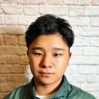 ショート カラー パーマ ヘアアレンジ メンズ キッズ メンズカット/パーマ 山崎航平💈のヘアスタイル