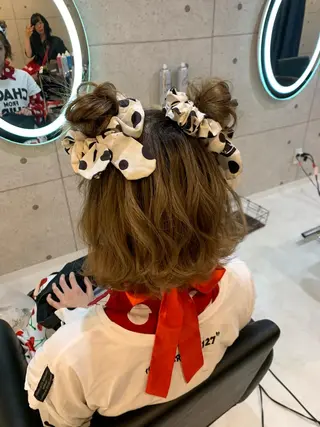 ショート ヘアアレンジ lien natsukiのヘアスタイル