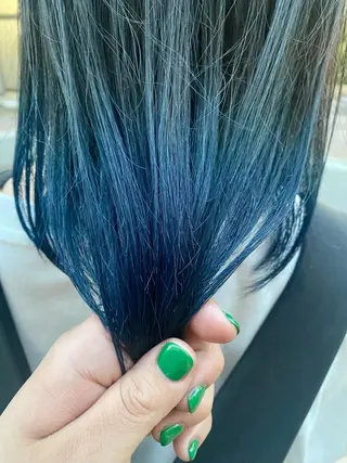 ミディアム カラー BELLA阿部野 TOMOMIのヘアスタイル