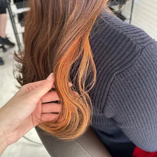 ロング カラー ヘアアレンジ CREAPY所属・CREAPY　日向野 利菜のヘアスタイル