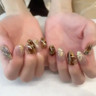 ネイル 🌈🐰 saki. m 🐰🌈のネイルデザイン