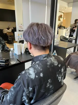 ショート カラー メンズ 諸岡 玲のヘアスタイル