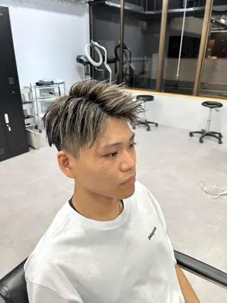 メンズ 金子勇希🔥パーマ 比率90%以上🔥のヘアスタイル