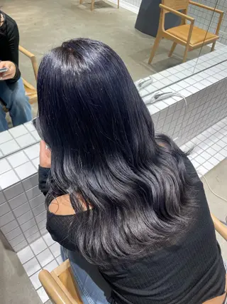 ロング カラー 頼金 愛海のヘアスタイル