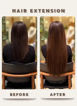 ロング MIYU🌙 エクステフリーランスのヘアスタイル