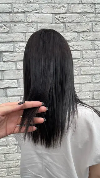 ロング カラー bellescheveux所属・deux💎 阿部羽玖のヘアスタイル