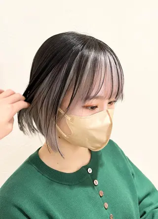 ミディアム カラー be'leef.mel所属・ののみや まれのヘアスタイル