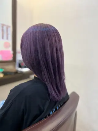 セミロング カラー ルービック 梅田茶屋町店のヘアスタイル