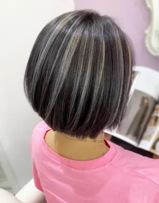 ミディアム カラー ヘアアレンジ ナカシマ  アユミのヘアスタイル