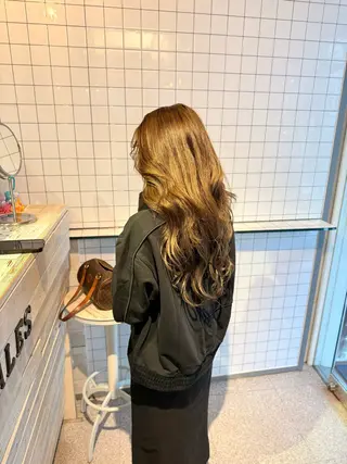 ロング カラー ウルフレイヤー エクステ/kokiのヘアスタイル