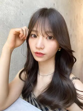 ロング SALOWIN原宿AROA店所属・顔まわり神カット✂︎ 齋藤雄大【表参道】のヘアスタイル