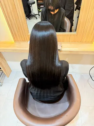 ロング attrait南堀江所属・KAISEI髪質改善 /縮毛矯正のヘアスタイル