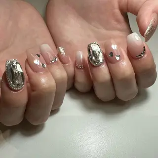 ネイル hair&make EARTH coiffure beaute 龍ケ崎店所属・tomita ayakaのネイルデザイン