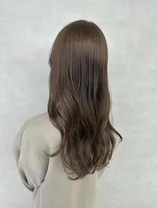 ロング カラー ヘアアレンジ 越谷の 髪質改善師✨のヘアスタイル