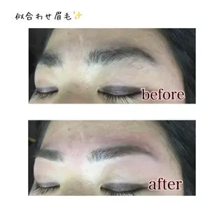 ショート ミディアム セミロング ロング カラー パーマ ヘアアレンジ ネイル マツエク・マツパ 眉毛サロン DUAL 恵比寿の眉毛・アイブロウイメージ