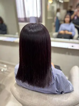 セミロング aika .のヘアスタイル